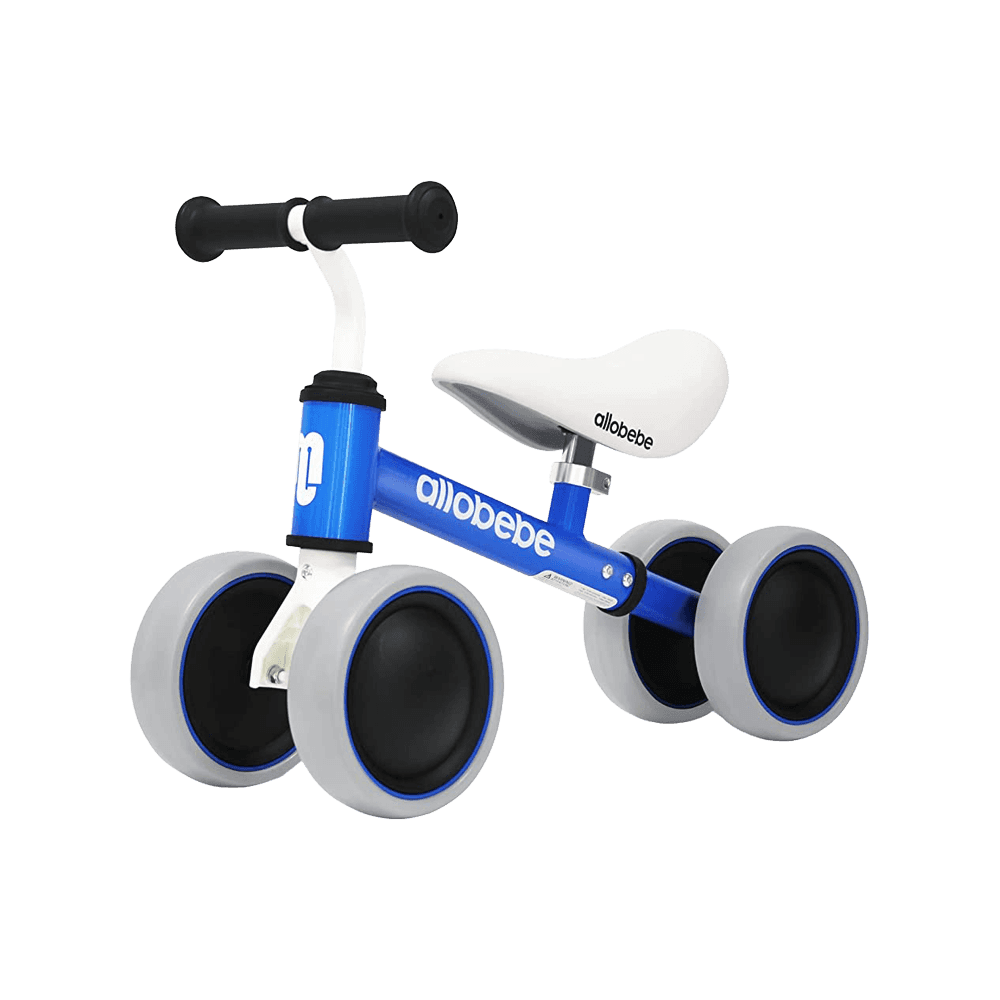 Bicicleta de equilibrio para bebé WB0602 con cuatro ruedas intermitentes