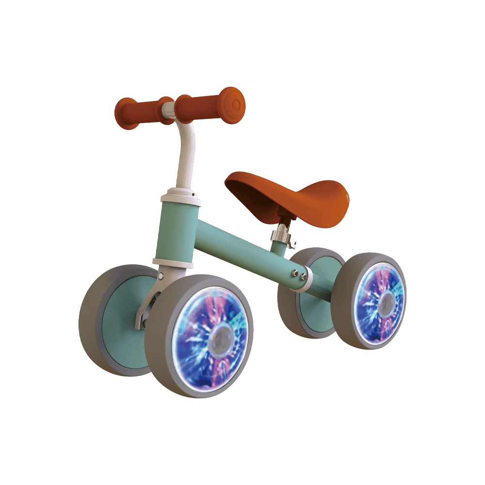 Bicicleta de equilibrio para bebés WB0602S - Tipo de cuatro ruedas